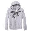 Adult Triblend Full-Zip Fleece Hooded Sweatshirt Thumbnail
