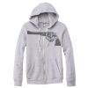 Adult Triblend Full-Zip Fleece Hooded Sweatshirt Thumbnail