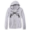 Adult Triblend Full-Zip Fleece Hooded Sweatshirt Thumbnail