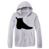 Adult Triblend Full-Zip Fleece Hooded Sweatshirt Thumbnail