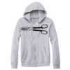Adult Triblend Full-Zip Fleece Hooded Sweatshirt Thumbnail