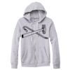 Adult Triblend Full-Zip Fleece Hooded Sweatshirt Thumbnail