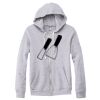 Adult Triblend Full-Zip Fleece Hooded Sweatshirt Thumbnail