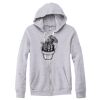 Adult Triblend Full-Zip Fleece Hooded Sweatshirt Thumbnail