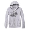 Adult Triblend Full-Zip Fleece Hooded Sweatshirt Thumbnail