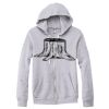 Adult Triblend Full-Zip Fleece Hooded Sweatshirt Thumbnail