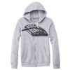 Adult Triblend Full-Zip Fleece Hooded Sweatshirt Thumbnail