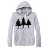 Adult Triblend Full-Zip Fleece Hooded Sweatshirt Thumbnail