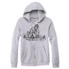 Adult Triblend Full-Zip Fleece Hooded Sweatshirt Thumbnail
