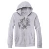 Adult Triblend Full-Zip Fleece Hooded Sweatshirt Thumbnail
