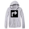 Adult Triblend Full-Zip Fleece Hooded Sweatshirt Thumbnail