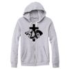 Adult Triblend Full-Zip Fleece Hooded Sweatshirt Thumbnail