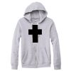Adult Triblend Full-Zip Fleece Hooded Sweatshirt Thumbnail