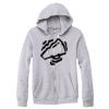 Adult Triblend Full-Zip Fleece Hooded Sweatshirt Thumbnail