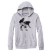 Adult Triblend Full-Zip Fleece Hooded Sweatshirt Thumbnail