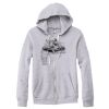 Adult Triblend Full-Zip Fleece Hooded Sweatshirt Thumbnail