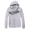 Adult Triblend Full-Zip Fleece Hooded Sweatshirt Thumbnail