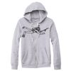 Adult Triblend Full-Zip Fleece Hooded Sweatshirt Thumbnail