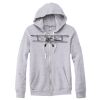 Adult Triblend Full-Zip Fleece Hooded Sweatshirt Thumbnail