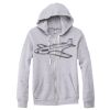 Adult Triblend Full-Zip Fleece Hooded Sweatshirt Thumbnail