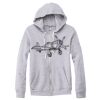 Adult Triblend Full-Zip Fleece Hooded Sweatshirt Thumbnail