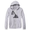 Adult Triblend Full-Zip Fleece Hooded Sweatshirt Thumbnail
