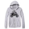 Adult Triblend Full-Zip Fleece Hooded Sweatshirt Thumbnail