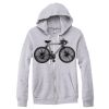 Adult Triblend Full-Zip Fleece Hooded Sweatshirt Thumbnail