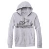 Adult Triblend Full-Zip Fleece Hooded Sweatshirt Thumbnail