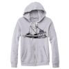 Adult Triblend Full-Zip Fleece Hooded Sweatshirt Thumbnail
