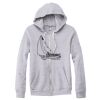 Adult Triblend Full-Zip Fleece Hooded Sweatshirt Thumbnail