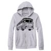 Adult Triblend Full-Zip Fleece Hooded Sweatshirt Thumbnail