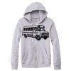 Adult Triblend Full-Zip Fleece Hooded Sweatshirt Thumbnail