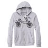 Adult Triblend Full-Zip Fleece Hooded Sweatshirt Thumbnail