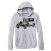 Adult Triblend Full-Zip Fleece Hooded Sweatshirt Thumbnail