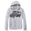 Adult Triblend Full-Zip Fleece Hooded Sweatshirt Thumbnail