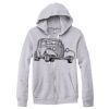 Adult Triblend Full-Zip Fleece Hooded Sweatshirt Thumbnail