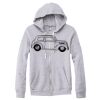 Adult Triblend Full-Zip Fleece Hooded Sweatshirt Thumbnail
