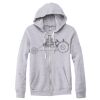 Adult Triblend Full-Zip Fleece Hooded Sweatshirt Thumbnail