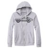 Adult Triblend Full-Zip Fleece Hooded Sweatshirt Thumbnail