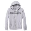 Adult Triblend Full-Zip Fleece Hooded Sweatshirt Thumbnail