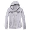 Adult Triblend Full-Zip Fleece Hooded Sweatshirt Thumbnail