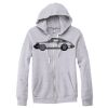 Adult Triblend Full-Zip Fleece Hooded Sweatshirt Thumbnail