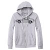 Adult Triblend Full-Zip Fleece Hooded Sweatshirt Thumbnail