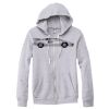 Adult Triblend Full-Zip Fleece Hooded Sweatshirt Thumbnail