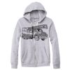 Adult Triblend Full-Zip Fleece Hooded Sweatshirt Thumbnail