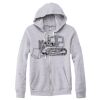 Adult Triblend Full-Zip Fleece Hooded Sweatshirt Thumbnail