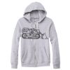 Adult Triblend Full-Zip Fleece Hooded Sweatshirt Thumbnail