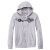 Adult Triblend Full-Zip Fleece Hooded Sweatshirt Thumbnail