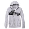 Adult Triblend Full-Zip Fleece Hooded Sweatshirt Thumbnail